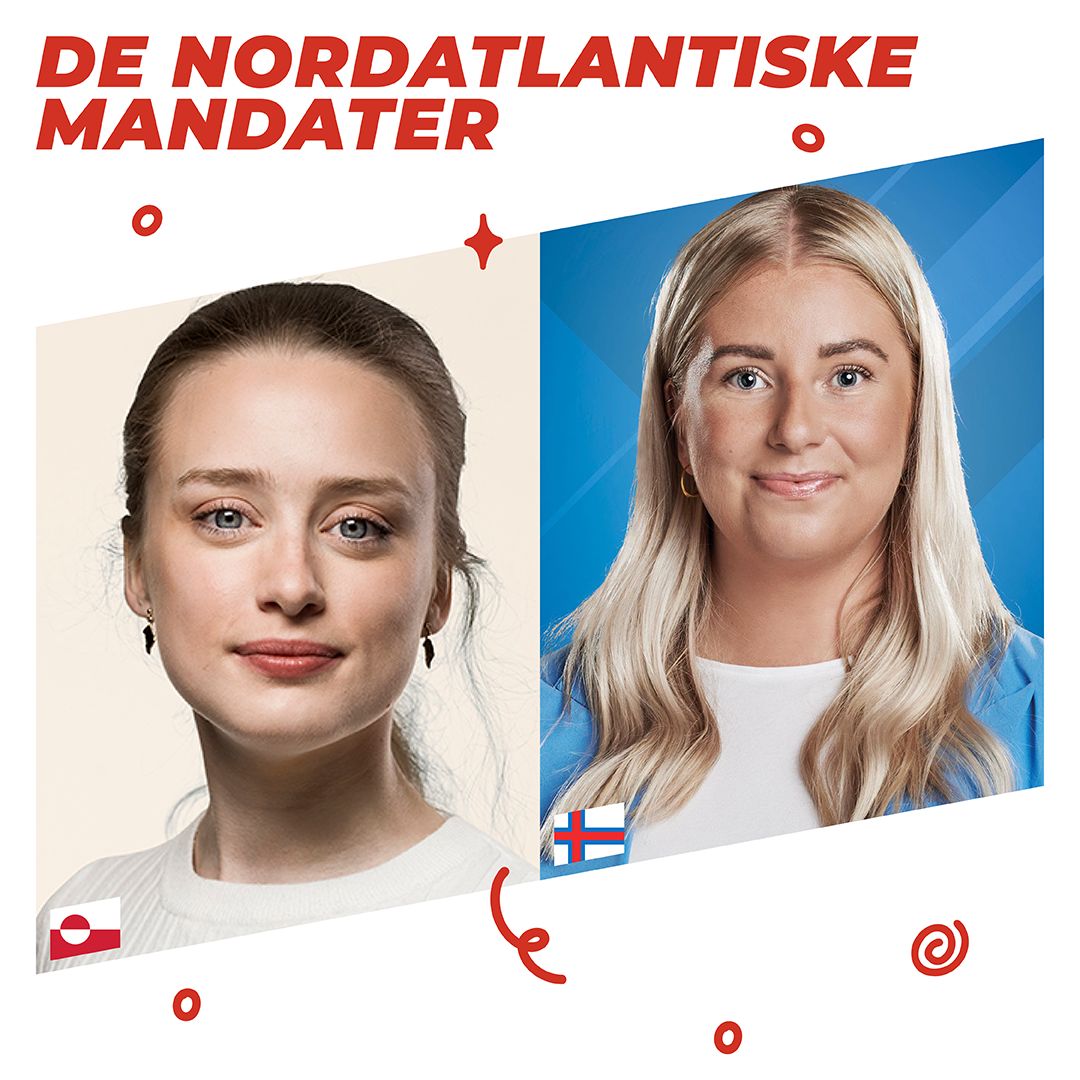 De nordatlantiske mandater går til unge kandidater