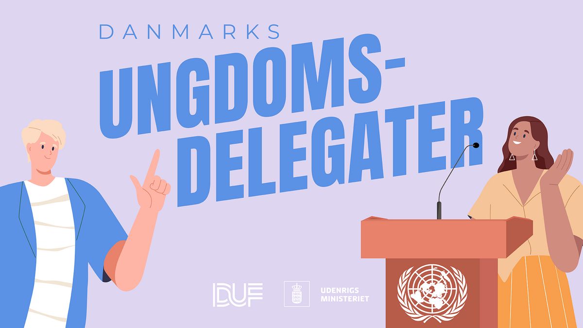 Søg nu om at blive ungdomsdelegat til FN 2026-2027!