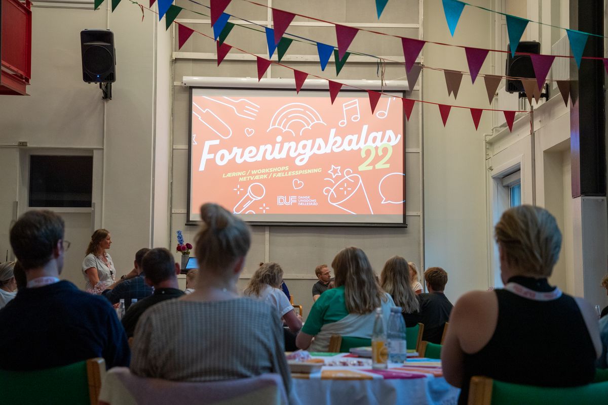 Oplæg i plenum ved foreningskalas
