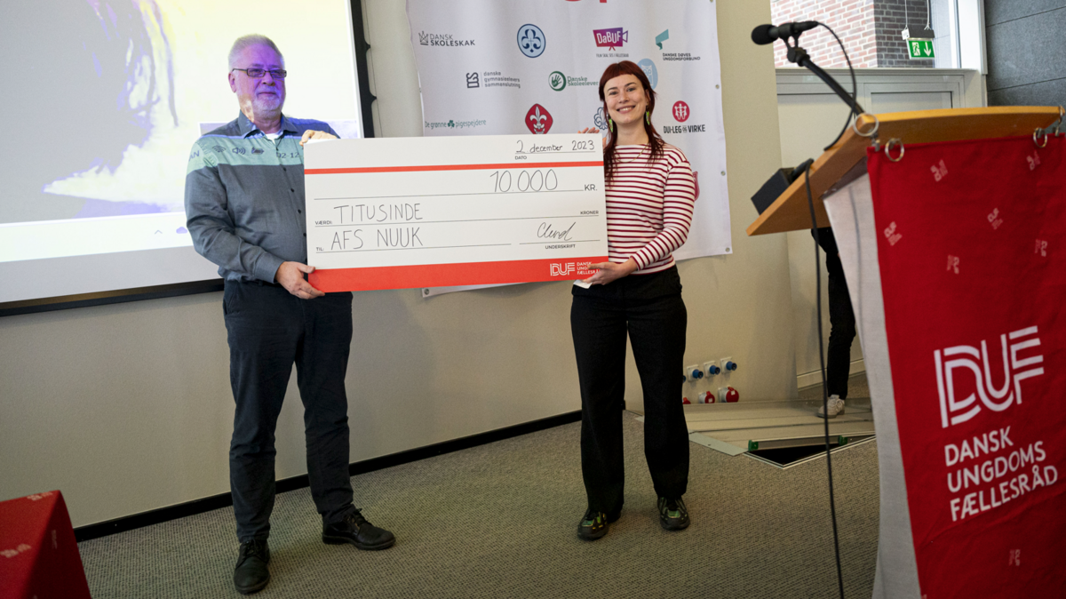 AFS Nuuk modtager prisen for Årets Ungdomsforening for at se potentialet i uddannelse af frivillige