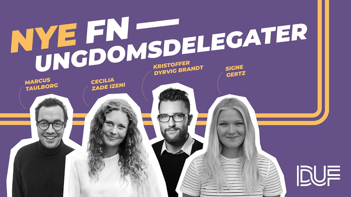 Mød de nye FN-ungdomsdelegater
